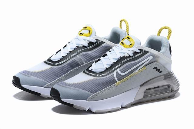 Nike Air Max 2090 Men's Shoes Grey Yellow-12 - Click Image to Close